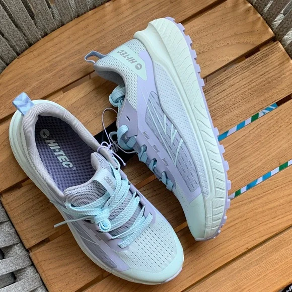 Hi-Tec Women's Light Blue and Lavender Shoes - Picture 7 of 9